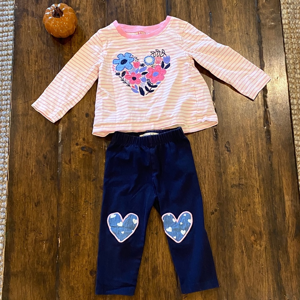 🩷 Hatley Baby Pink and Blue Matching Set 🩷